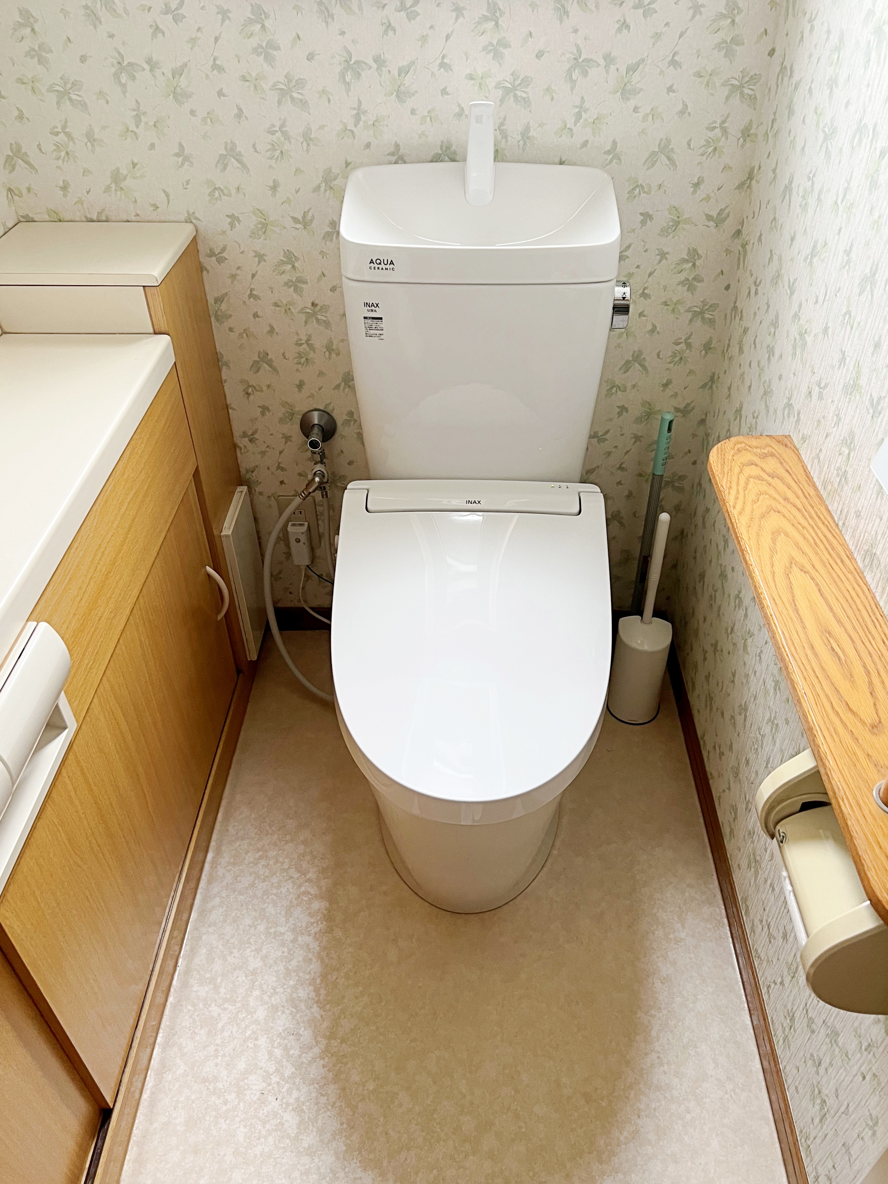トイレをリフォーム致しました。